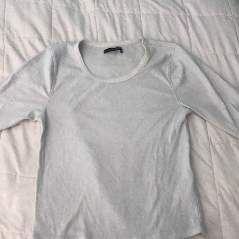 Half length t-shirt, ribbed